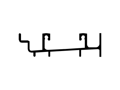 Umbral marco puerta corrediza
